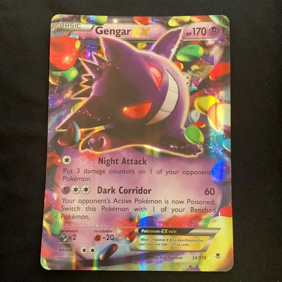 Pokemon | Art | Gengar Giant Pokmon Card | Poshmark